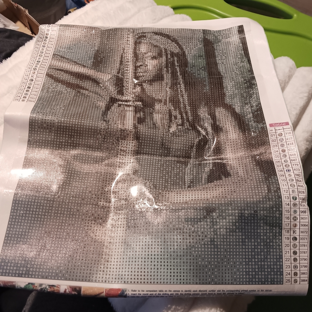 The Walking Dead Diamond Art Painting Kit with Michonne 30x40 - Picture 3 of 5
